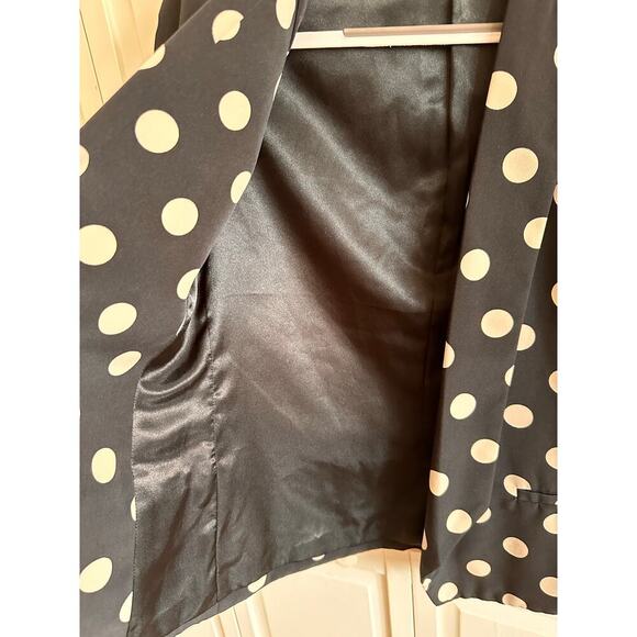 Anthropologie Corey Lynn Calter Polka Dot Blazer Size 6 - Picture 4 of 6
